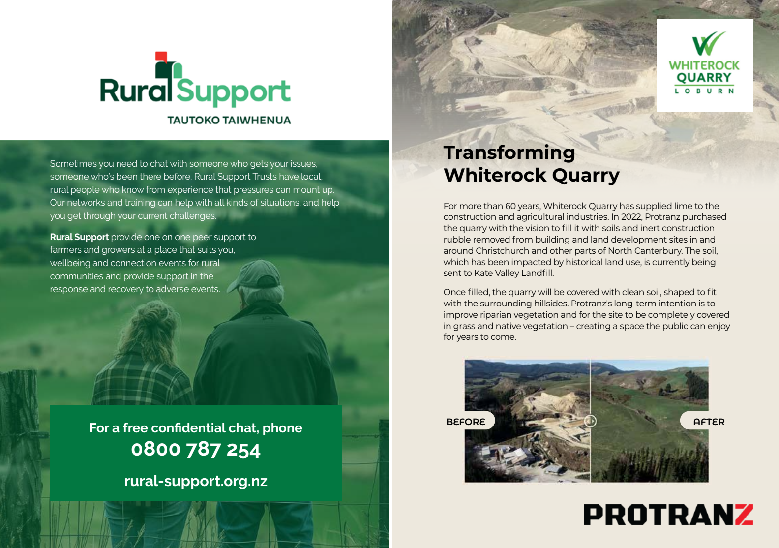 Main sponsor and charity